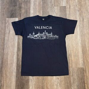 Valencia Spain Skyline Tee Shirt